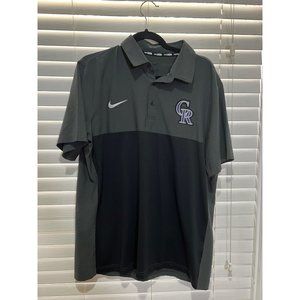 Nike Baseball Colorado Rockies‎ Polo Shirt - Size L